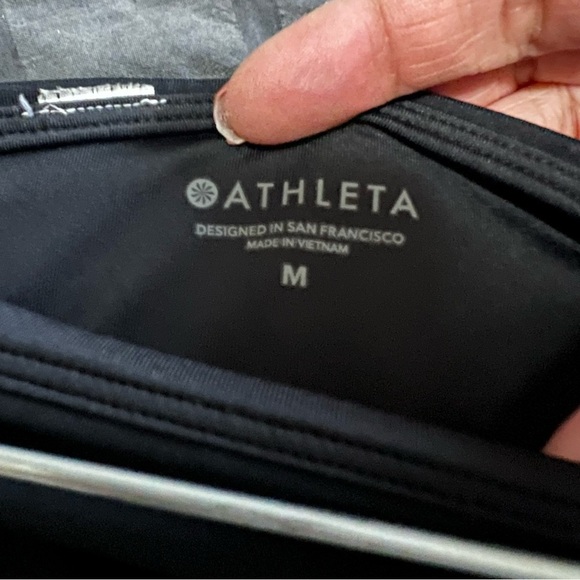 Athleta Bundle High Neck KeyHole Strappy Bikini Top & 2 Athleta Bikini Bottoms - Picture 7 of 16